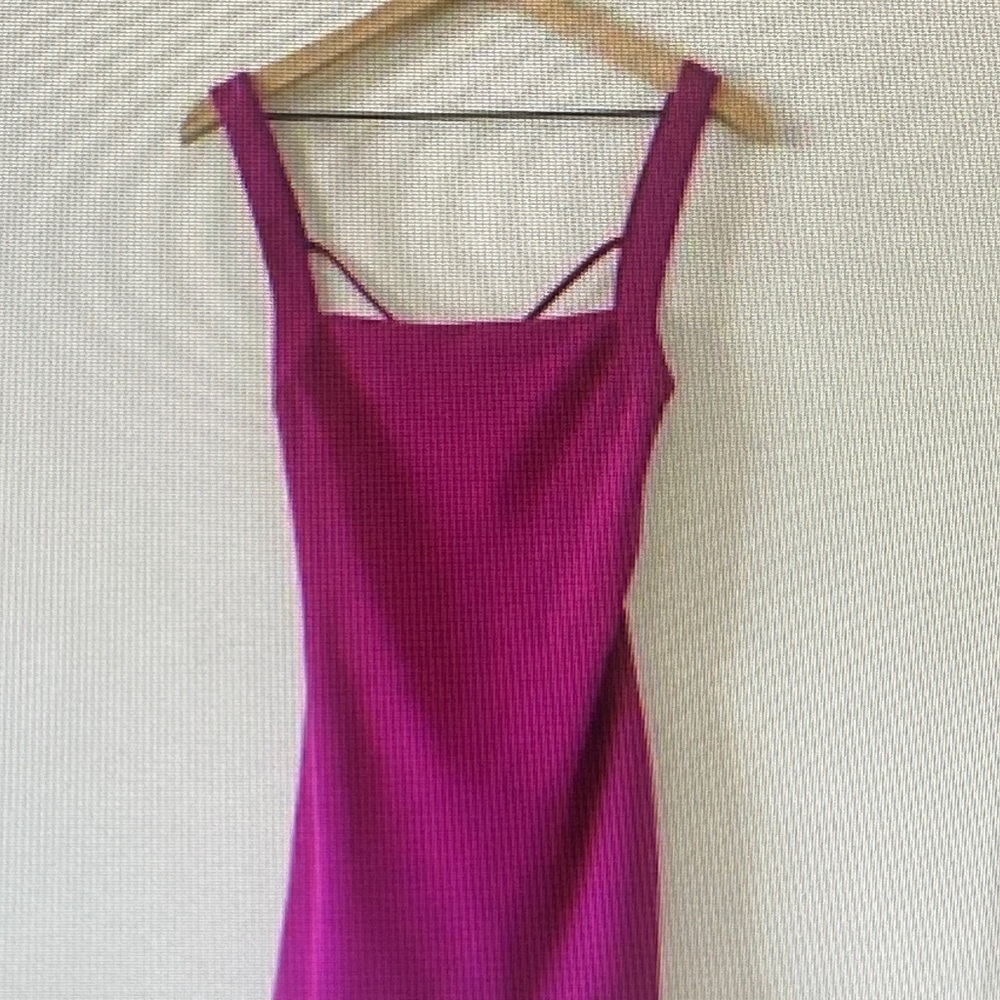 Lulu’s Instant Sultriness Strappy Mini Dress in Magenta Pink - Size M